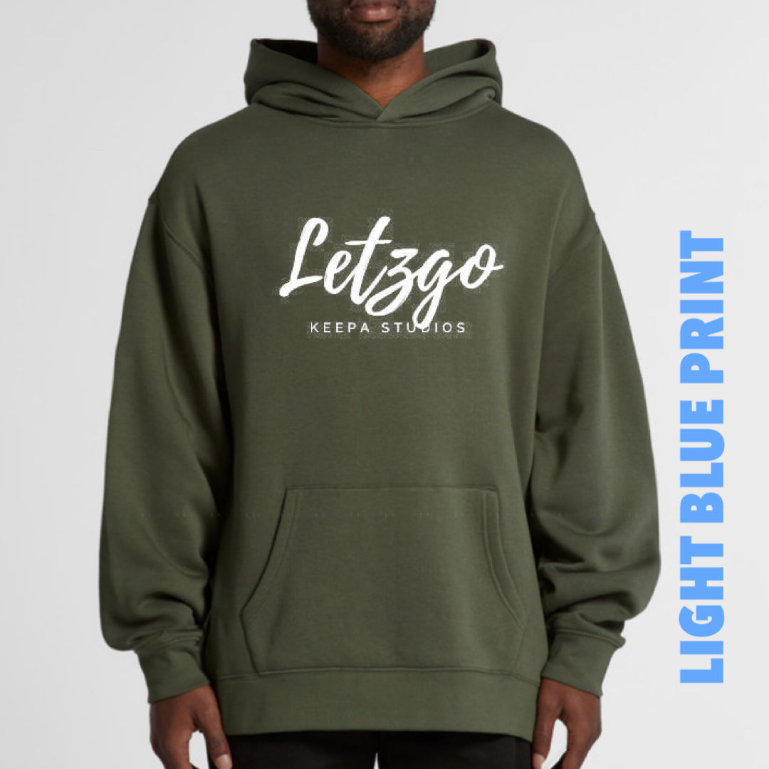 2026 Keepa Hoody Dark Green with Light Blue print pre order only